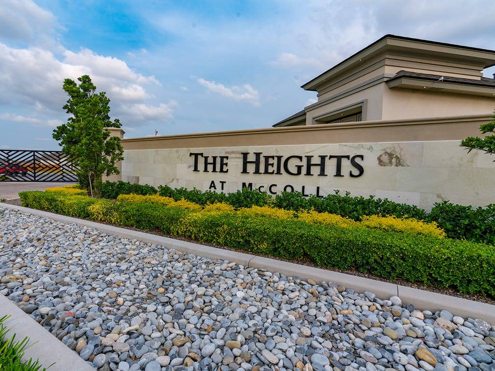 The Heights at McColl community entrance