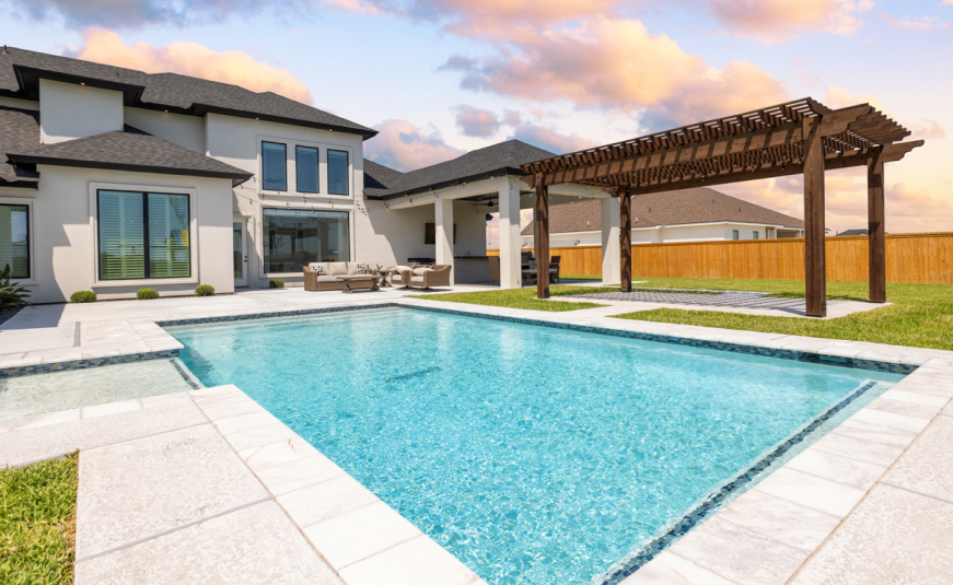 Pool at Dolcan Home custom